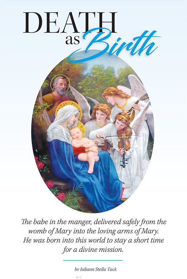 Image of Death As Birth with Mary and Baby Jesus